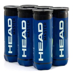 Kit Bolas de Tênis Head Master com 6 Tubos - Foto 1