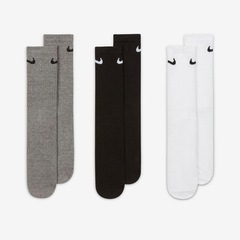 Kit de Meias Cano Alto Nike Everyday Lightweight - Adulto - 3 Pares - Foto 2