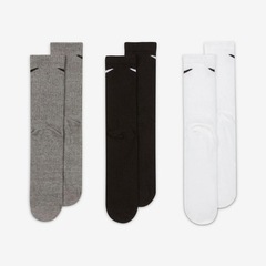 Kit de Meias Cano Alto Nike Everyday Lightweight - Adulto - 3 Pares - Foto 3