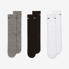 Kit de Meias Cano Alto Nike Everyday Lightweight - Adulto - 3 Pares - Foto 5