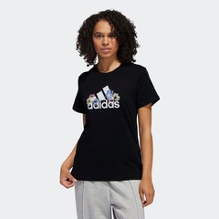 Camiseta adidas Estampada Floral - Feminina - Foto 2