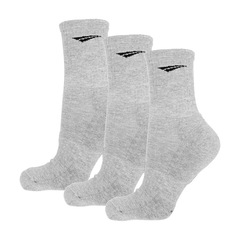 Meia Esportiva Penalty Cano Alto Kit 3 Pares X T - 33 ao 38 - Adulto - Foto 2