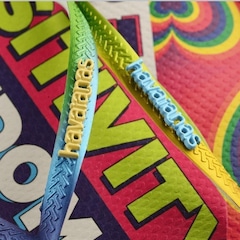 Chinelo Havaianas Slim Pride Rainbow Lgbtqi+ - Adulto - Foto 1