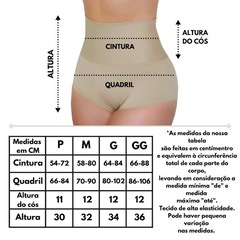 Shorts Calcinha Cintura Alta Cinta Modeladora Chermont - Feminino - Foto 5