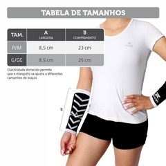 Kit de Manguitos Curtos Voleibol Arrow com 6 unidades - Adulto - Foto 2