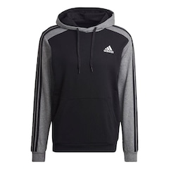 Blusão de Moletom com Capuz Moletinho Essentials Mélange - Masculino - Foto 1