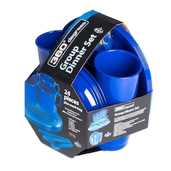 Kit Cozinha para Camping 360° Degrees Dinner Set com 24 peças - Foto 4