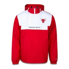 Jaqueta Corta Vento New Era Com Capuz Chicago Bulls Core Dual - Masculina - Foto 1
