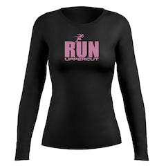 Camiseta Manga Longa Uppercut Run com Proteção UV50+ - Feminina - Foto 1