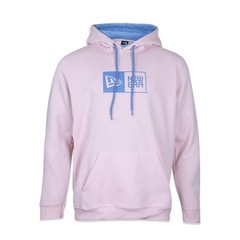 Blusão de Moletom com Capuz New Era Canguru Basico Sazonal Duo Logo - Masculino - Foto 1