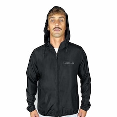 Jaqueta Corta Vento com Capuz Web Surf Shop Light Caminhada - Masculina - Foto 1