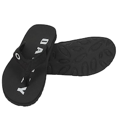 Chinelo Oakley Zeal Black - Masculino - Foto 1