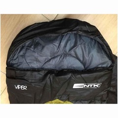 Saco Dormir Viper 5°C á 12°C Nautika Camping Preto/Laranja - Foto 3