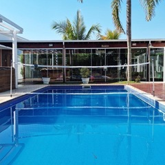 Rede de Biribol Gismar Redes Vôlei de Piscina - 5 m - 4 Faixas - Foto 5