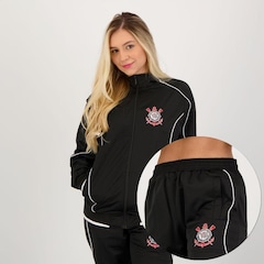 Agasalho Corinthians Trilobal Twist - Feminino - Foto 1