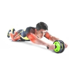 Roda Abdominal Dupla Gold Sports Exercise - Foto 2