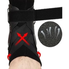 Estabilizador de Tornozelo Aolikes com Talas Laterais e Neoprene - Adulto - Foto 2