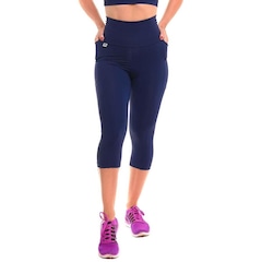 Calça Legging Sandy Fitness Corsário Run - Feminina - Foto 1