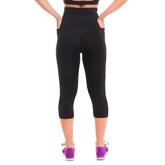 Calça Legging Sandy Fitness Corsário Run - Feminina - Foto 3
