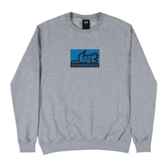 Blusão de Moletom Lost Careca Lost Enterprises - Masculino   Cinza - Foto 1