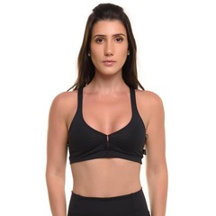 Top Sandy Fitness Power Preto Snd Fitness - Feminino - Foto 1