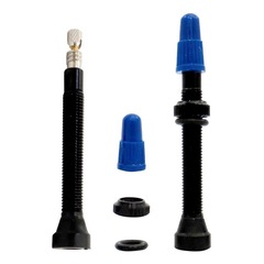 Válvula Tubeless Alumínio 60mm Solifes Presta Removível - Par - Foto 2