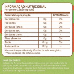 Kit Suplemento Alimentar Bioroots Astaxantina Vegana 6mg - 60 Cápsulas - 3 Unidades - Foto 3
