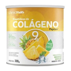 Kit 2 Colágeno Hidrolisado Peptan 9g Clinic Mais Abacaxi Com Hortelã - Foto 2