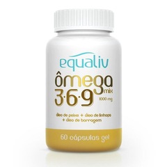 Kit de Ômega Mix 3-6-9 Equaliv - 31000mg  - 30 Cápsulas - 3 Unidades - Foto 2