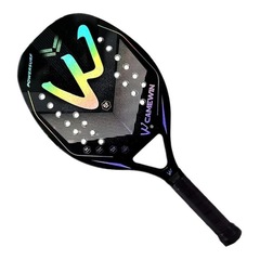 Raquete de Beach Tennis W Camewin 100% Fibra Carbono + Capa - Foto 2