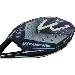 Raquete de Beach Tennis W Camewin 100% Fibra Carbono + Capa - Foto 4