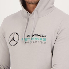 Blusão de Moletom Puma Mercedes AMG Petronas MAPF1 - Masculino - Foto 4