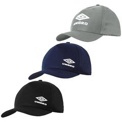 Kit de Bonés Aba Curva Umbro Classic Player - Snapback - com 3 unidades - Adulto - Foto 1