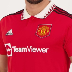 Camisa adidas Manchester United Home 2023 - Masculina - Foto 4