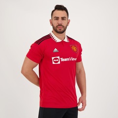 Camisa adidas Manchester United Home 2023 - Masculina - Foto 5