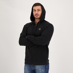 Jaqueta Under Armour Rival Fleece FZ Hoodie - Masculina - Foto 2