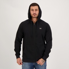 Jaqueta Under Armour Rival Fleece FZ Hoodie - Masculina - Foto 5
