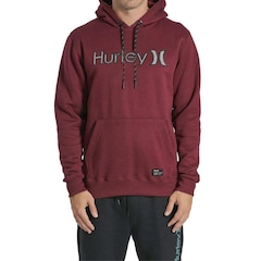 Blusão de Moletom Hurley Canguru Sticker - Masculino - Foto 1
