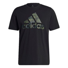 Camiseta adidas Estampada Essentials Camo - Masculina - Foto 1