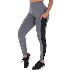 Calça Legging Fitness Frishop Microfibra Cós Alto - Feminina - Foto 2