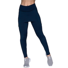 Calça Legging Vekyo Suplex com Saia Tapa Bumbum - Feminina - Foto 1