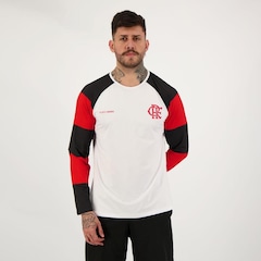 Camisa Manga Longa Futfantics Flamengo Steep - Masculina - Foto 1
