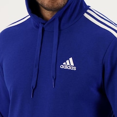 Blusão de Moletom adidas 3 Listras - Masculino - Foto 4