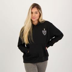 Blusão de Moletom com Capuz Futfanatics Atlético Mineiro Favorite - Feminino - Foto 1