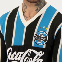 Camisa Manga Longa Futfanatics Grêmio Retrô 1989 - Masculina - Foto 4