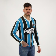 Camisa Manga Longa Futfanatics Grêmio Retrô 1989 - Masculina - Foto 5