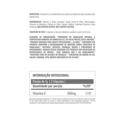 Vitamina C Pharma Vit C Fitpharma - 60 cápsulas - Foto 2