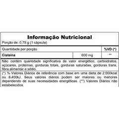 Kit NAC N-Acetil L-Cisteína Vitafor 600mg - 30 cápsulas - 2 unidades - Foto 3