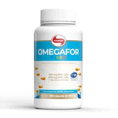 Kit de 5 Ômegafor Family Ômega 3 Vitafor 3- 60 cápsulas - Foto 2