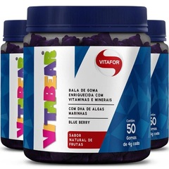 Kit de Vita Bear Multivitamínicos 200g Vitafor - 60 gomas - Foto 1